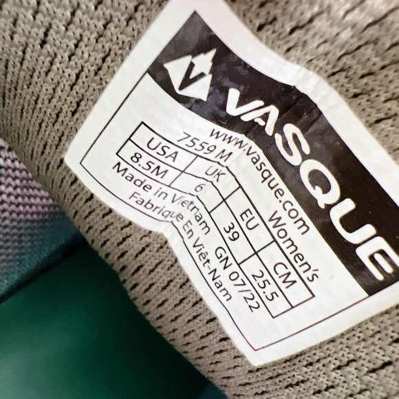 Vasque Torre at GTX Womens US 8.5 Hiking Shoes Sage Vert Waterproof Lace Up - Picture 14 of 14